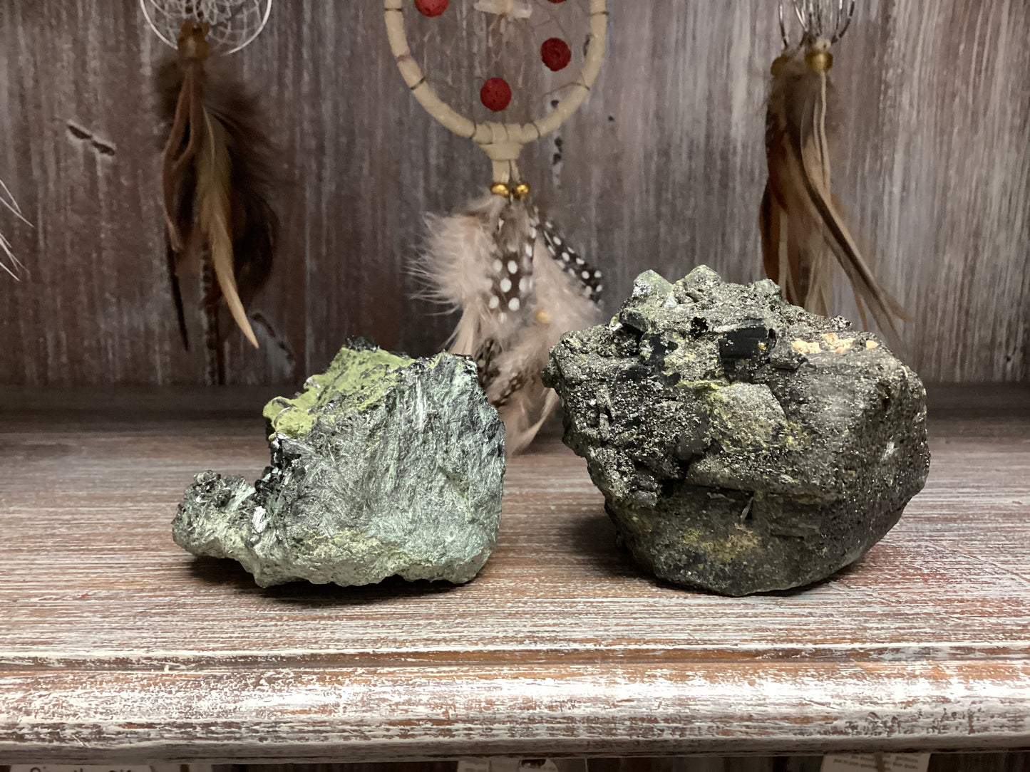 Magnetite Epidote Natural Crystal