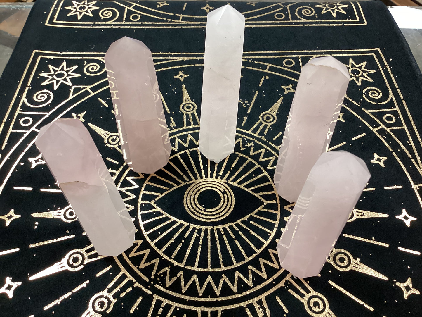 Rose Quartz Tower Obelisk - Medium