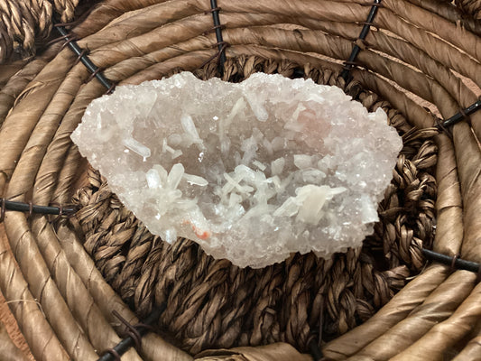 Red & Pink Apophyllite Natural Crystal