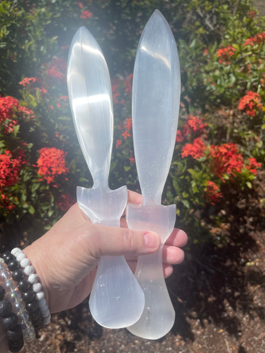 Selenite Daggers