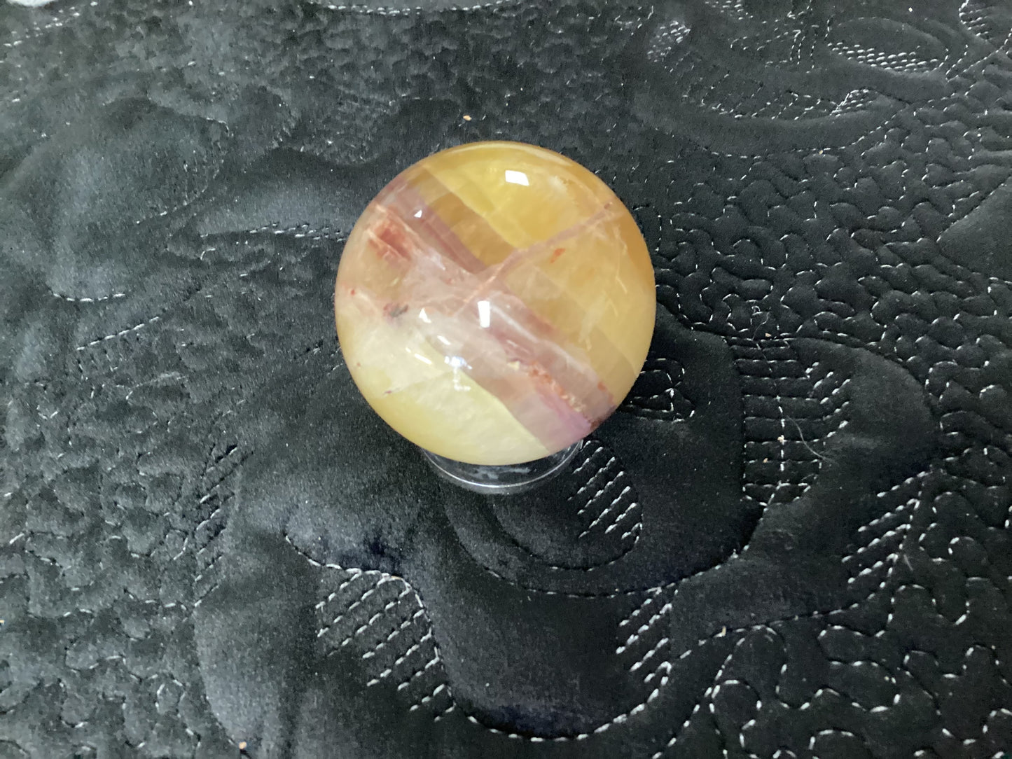 Yellow Fluorite Sphere