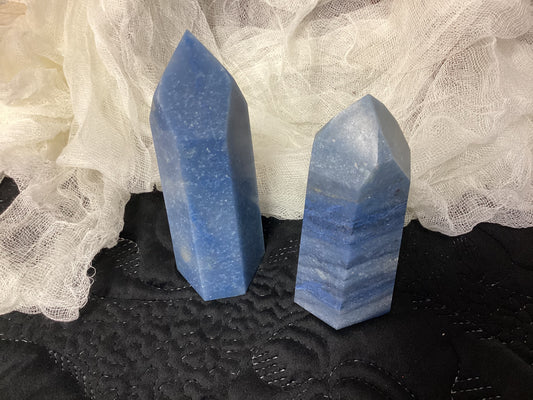 Blue Quartz Polished Points