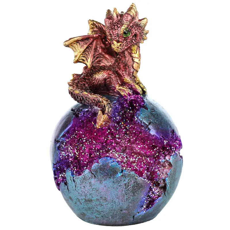 Baby Dragon LED Geode Dragon Egg