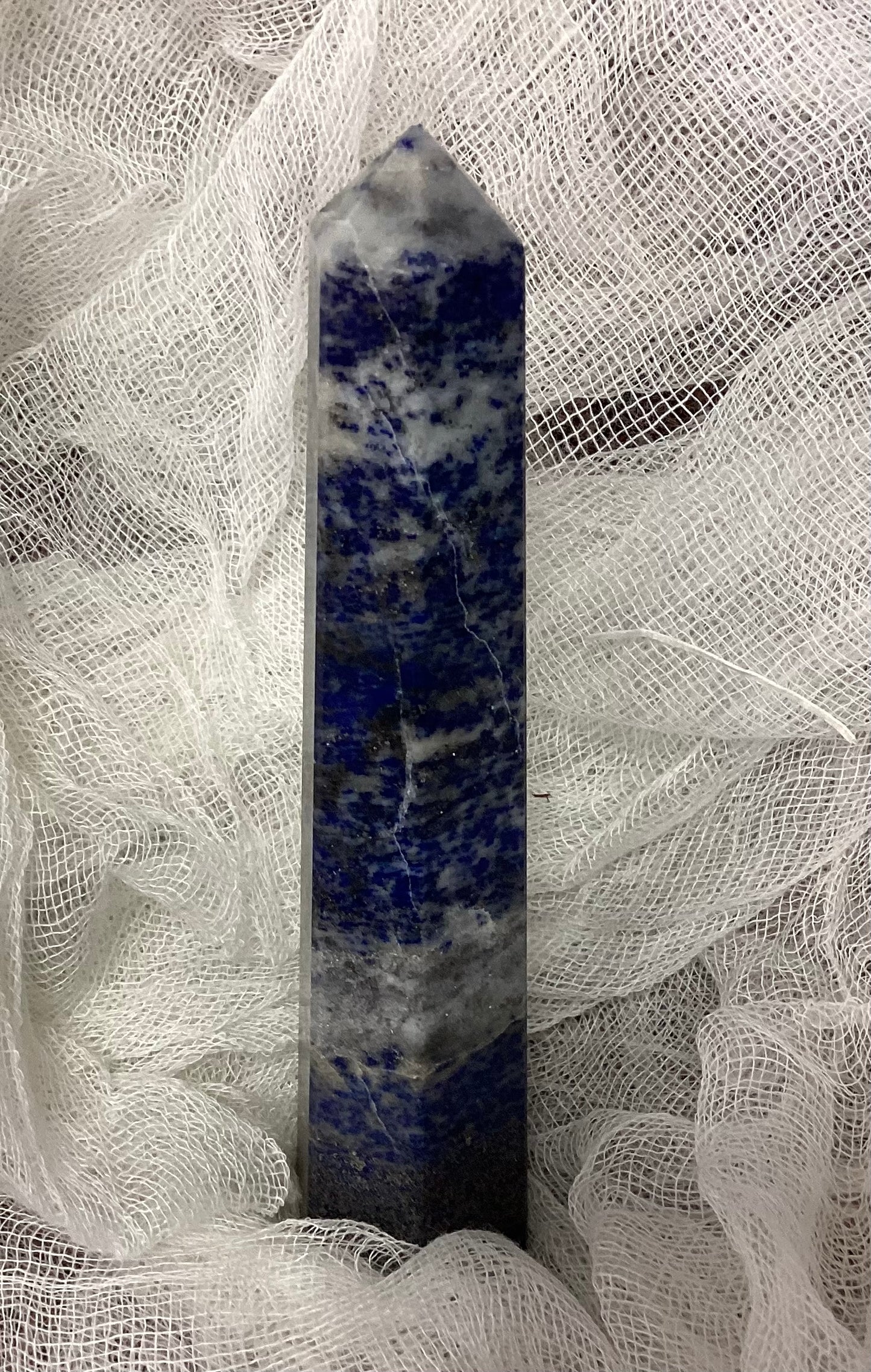 Lapis Lazuli Faceted Point