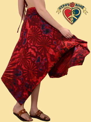 Electric Cool Aid Tye Dye Spandex Blend Fairy Skirt / Dress