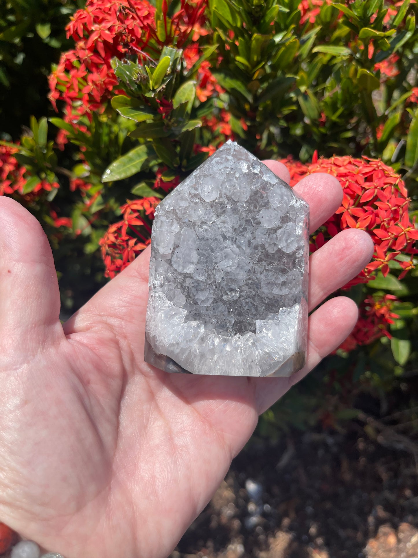 Druzy Agate Tower - Small