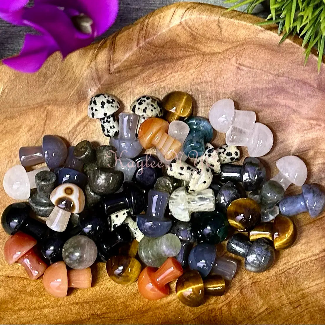 Mixed Crystal Mushrooms - Mini