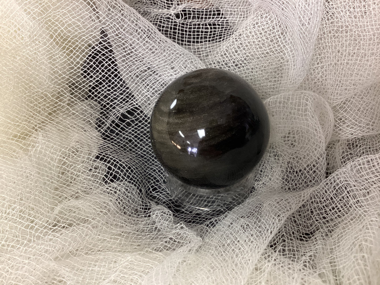 Gold Sheen Obsidian Sphere