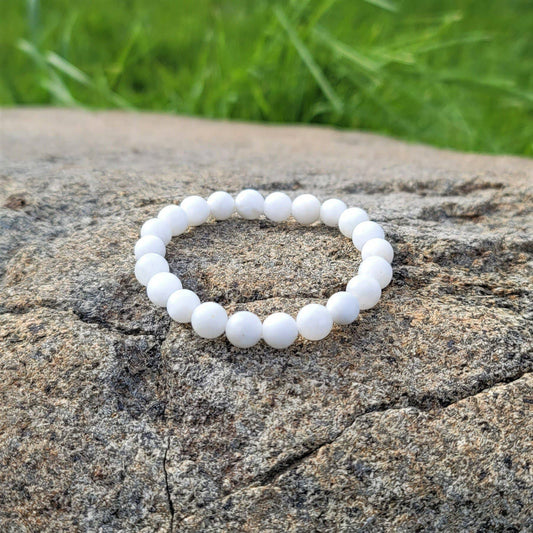 Elastic Bracelets - White Quartz