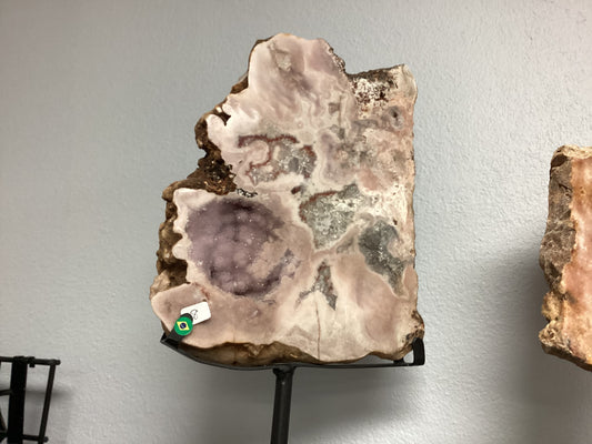 Pink Amethyst on Stand - XL