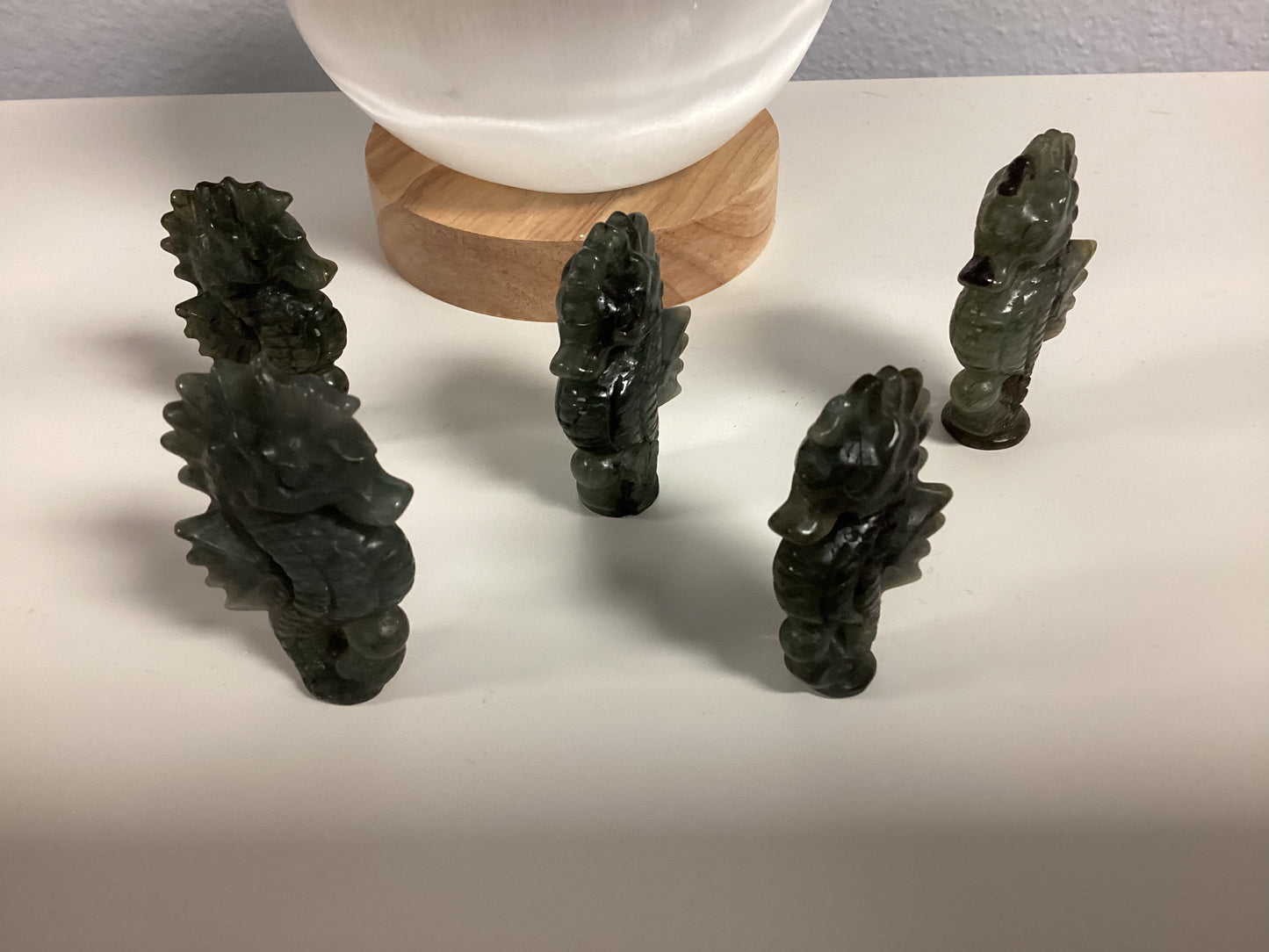 Natural Labradorite Seahorses