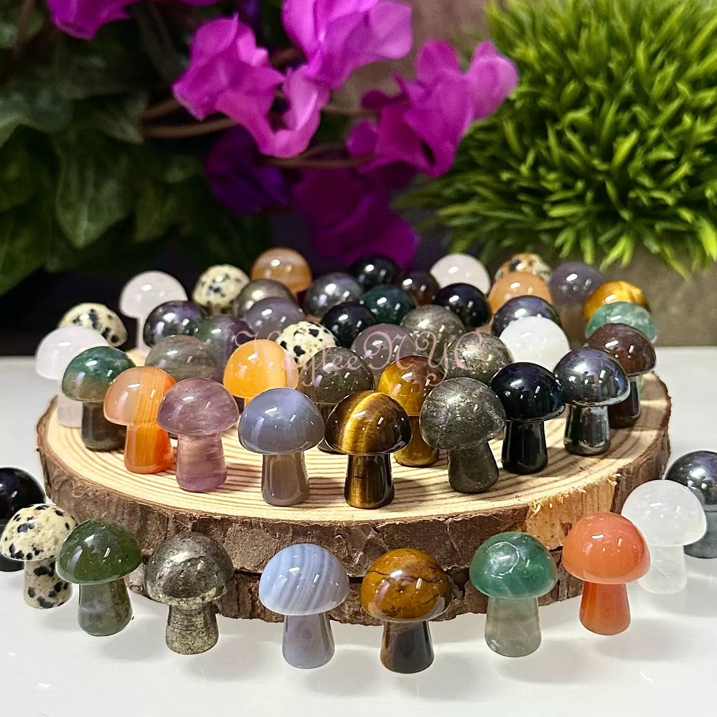 Mixed Crystal Mushrooms - Mini