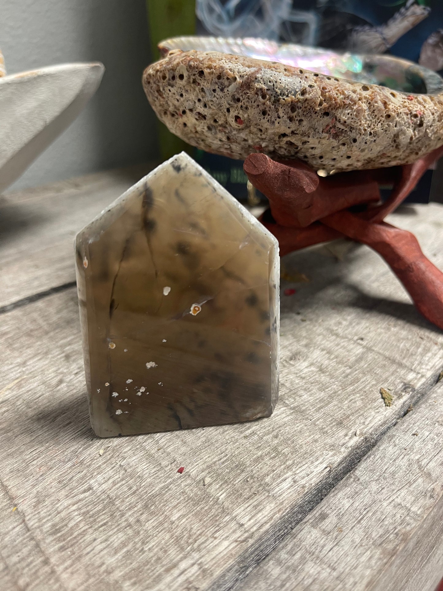 Druzy Agate Tower - Small