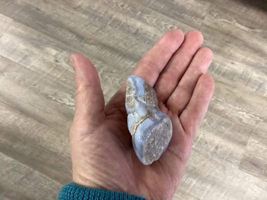 Blue Lace Agate Crystal - Larger Stone