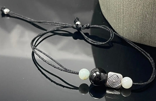 Intent Gems - Amazonite & Black Onyx Bracelet