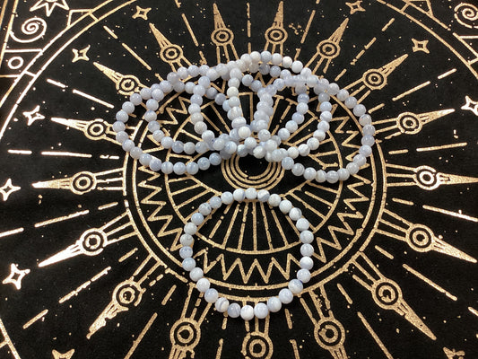 Elastic Bracelets - Blue Lace Agate
