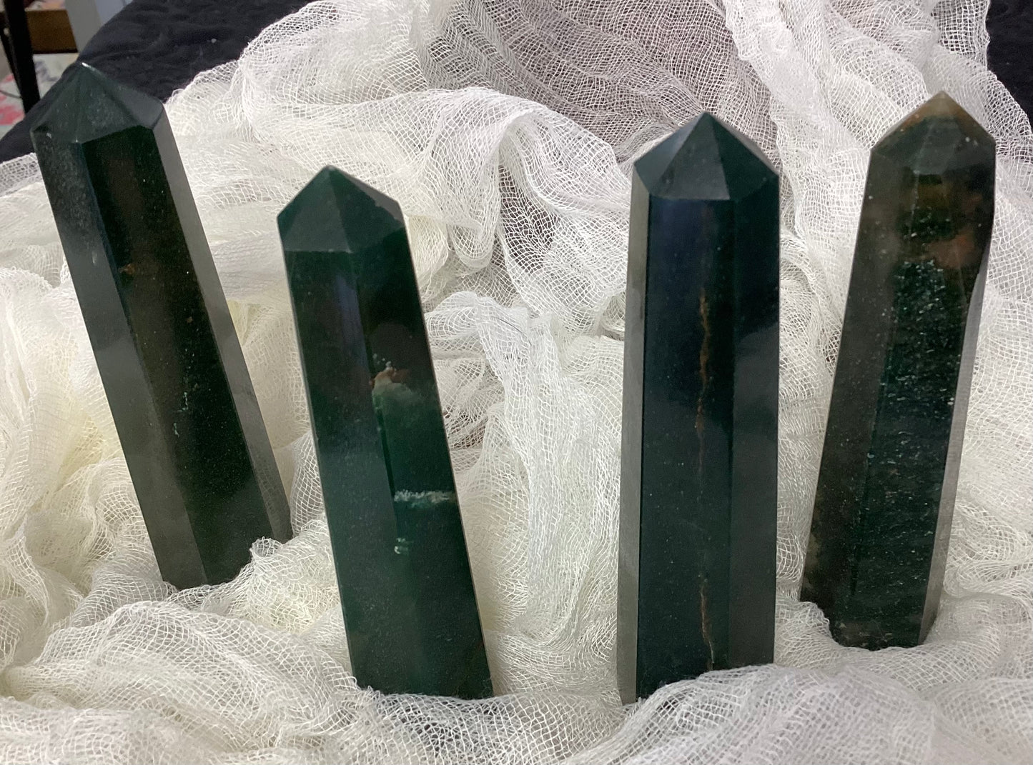 Green Aventurine Faceted Point