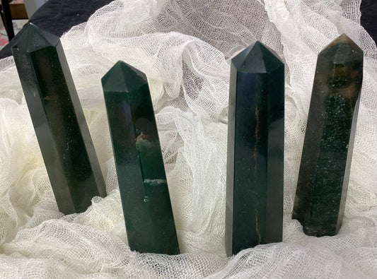 Green Aventurine Faceted Point