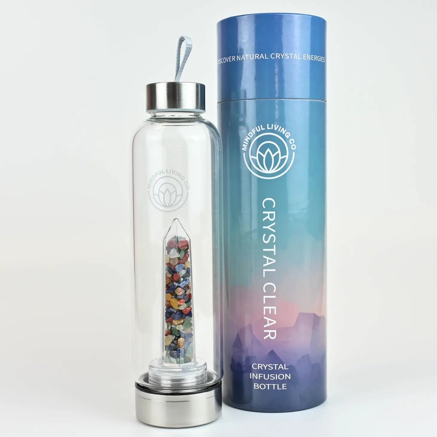 Crystal Clear Water Bottle - Strength & Confidence