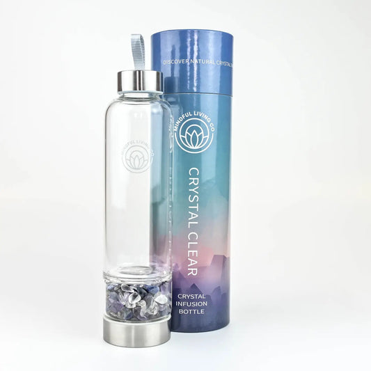 Crystal Clear Water Bottle - Inner Calm & Balance