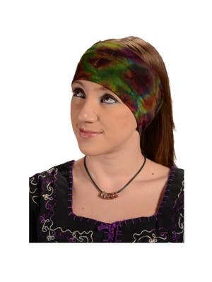 COSMIC ENERGIZER SPANDEX BLEND TYE DYE HEADBAND