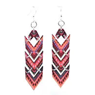 African Chevron Earrings