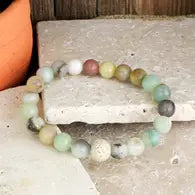 Elastic Bracelet - Amazonite Essential Oil Diffuser