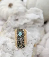 Boho Raw Stone Ring