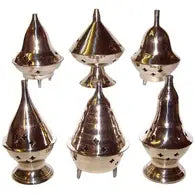 Brass incense burner 4in