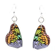 Brilliant butterfly wing blossom earrings