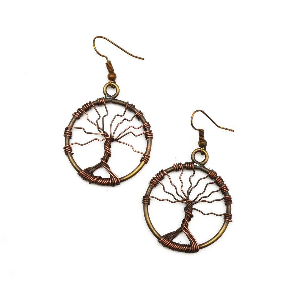 Banjara Tree of Life Earrings