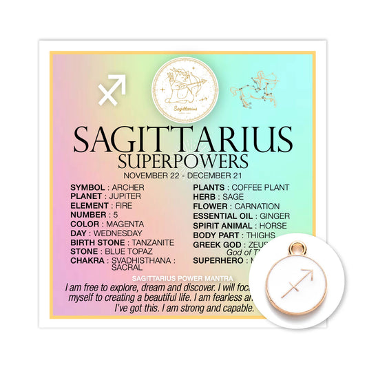 Superpowers Charm - Sagittarius