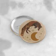 Celestial fox button