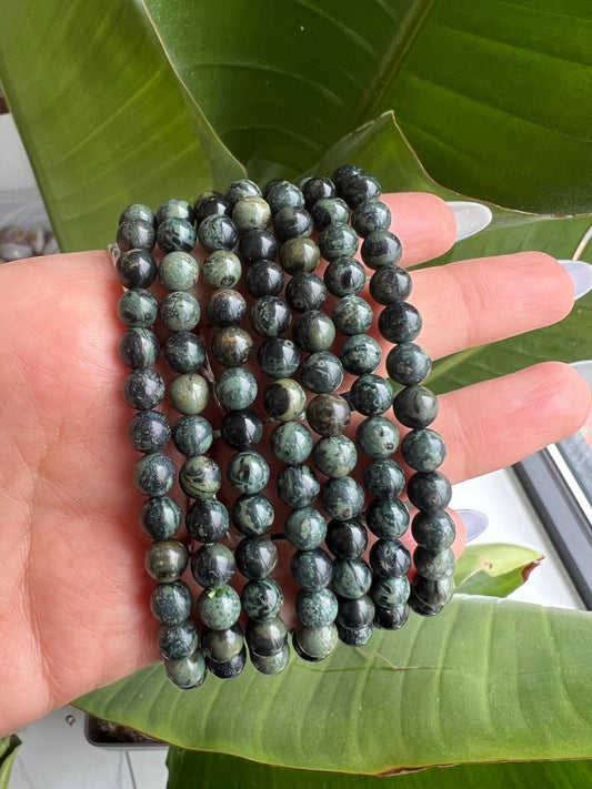 Elastic Bracelets - Kambaba Jasper