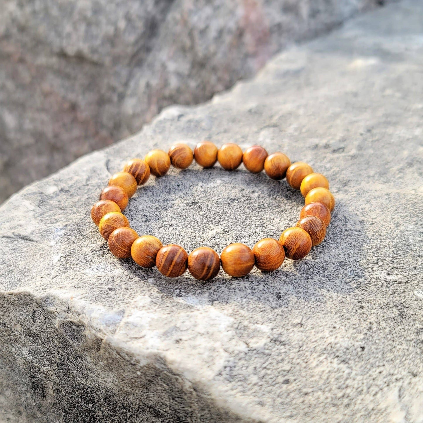 Elastic Bracelets - Golden Rosewood