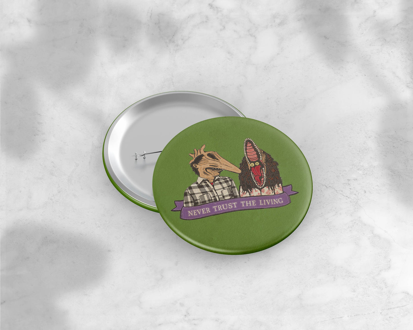 Never Trust The Living Button