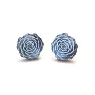 Echeveria stud earrings