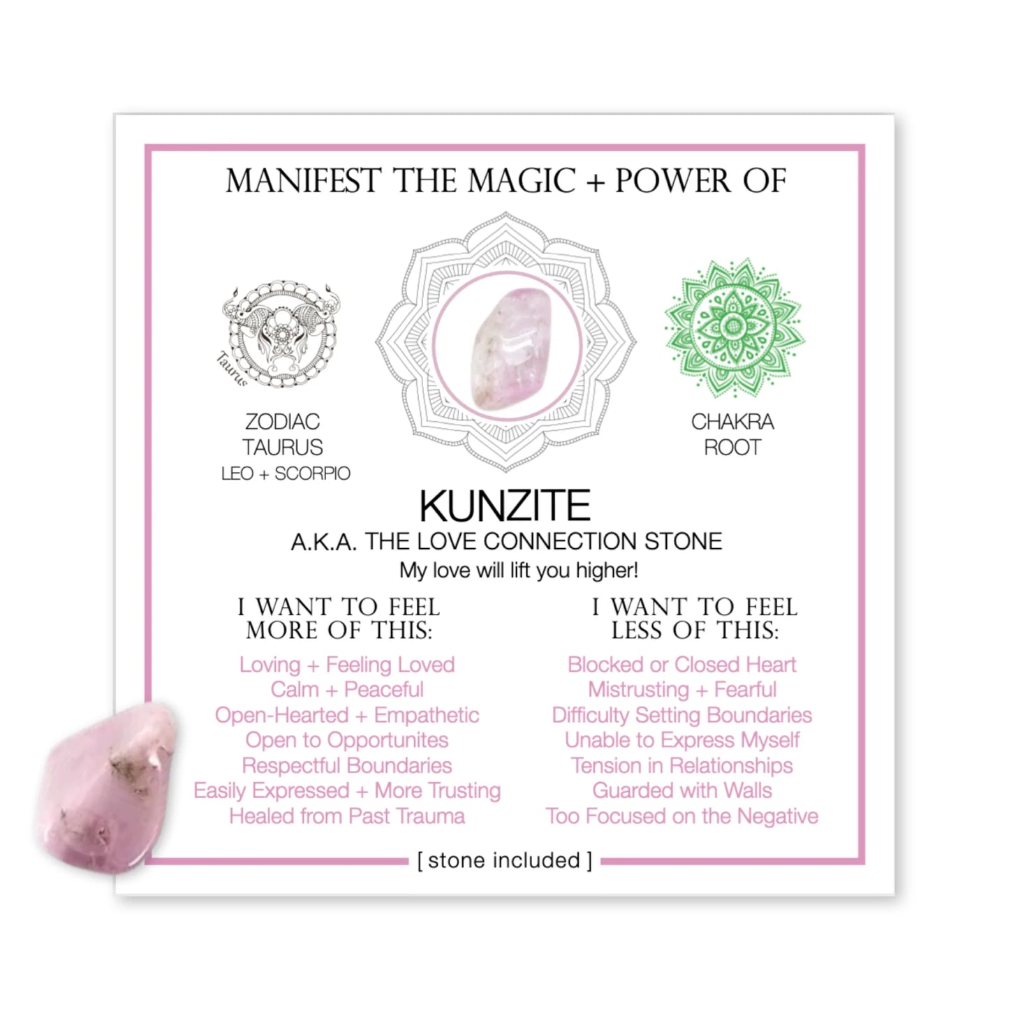 Manifest the magic & power of your favorite crystal -assorted crystals