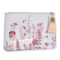 Large Tassel Pouch - Flower Bed