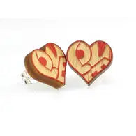 Love Heart Stud Earrings