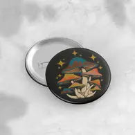 Groovy toadstools button