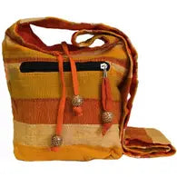 Nepal sling bag- sunrise orange
