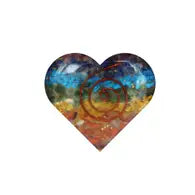 Orgonite Puffed heart chakra