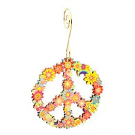 Peace sign ornament