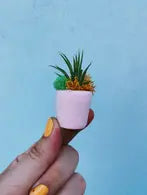 Pink mini planter