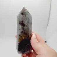 Rainbow Fluorite Crystal Tower