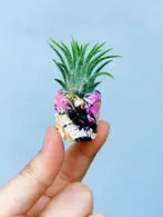 Colorful splatter mini planter