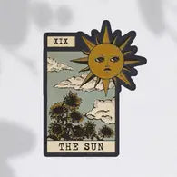 Tarot sticker, the sun