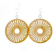 Tribal Sun Bamboo Earrings