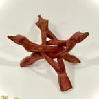 Tripod Stand for Smudge Bowls - Reddish Brown